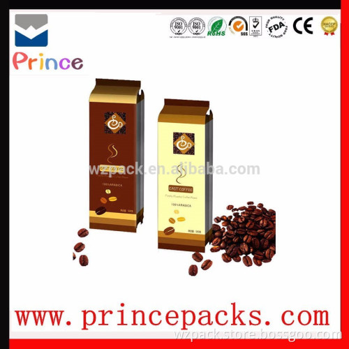 custom foil coffee packing bags vacuum food bag